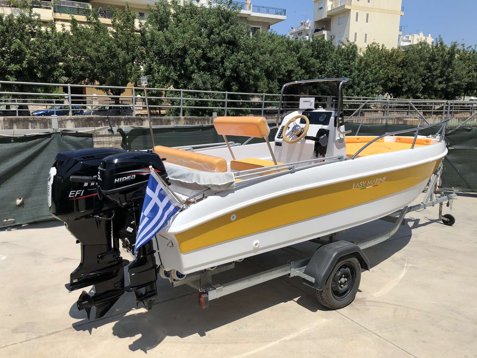 Bento boat, no licence needed, in Paros